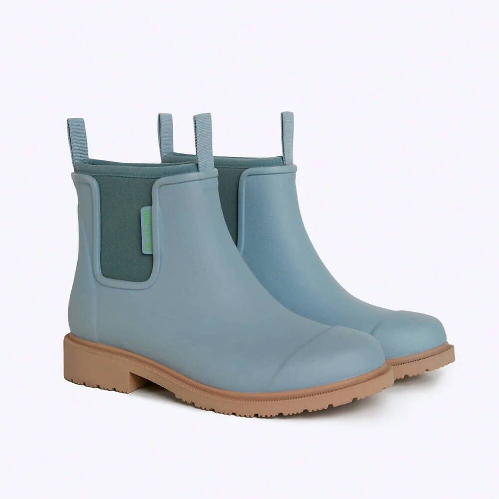NEW MERRY PEOPLE women's bobbi ankle rain boot in seafoam